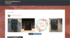 Desktop Screenshot of dayscoffee.com